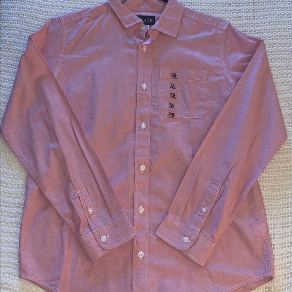 Tango Red boy button down shirt